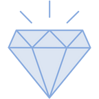 blue diamond icon